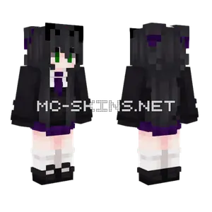 Emo Cat Girl Minecraft skin