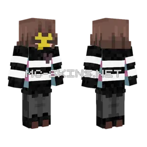 Emo Frisk Minecraft skin