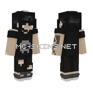 Emo Skull Skin Minecraft skin