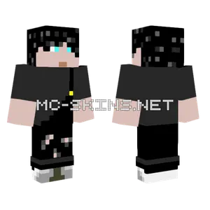 Emo W Overalls Minecraft skin
