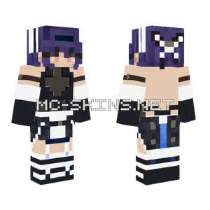 Enchanting Flutter Flavia Strinova Minecraft skin