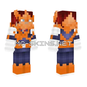Endeavor MHA Minecraft skin
