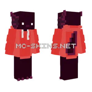 Ender Axolotl Minecraft skin