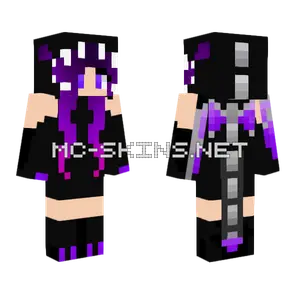 Ender Dragon Girl Minecraft skin