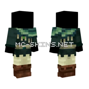 Ender Mage Gloveless Glasses Minecraft skin