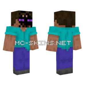 Enderman Corruption Stage 2 Minecraft skin