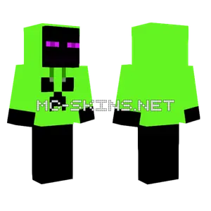 Enderman Creeper Jacket Minecraft skin