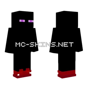 Enderman With Cool Shoes Minecraft skin