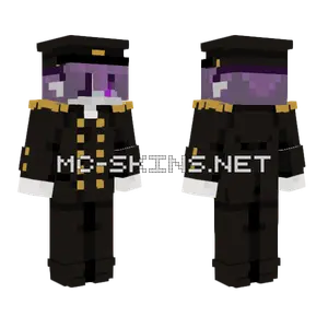 Endo Black Uniform Minecraft skin