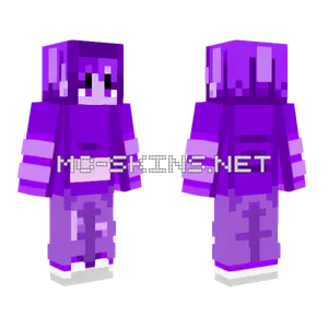 Ennui Purple Outfit Minecraft skin