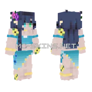 Envy Summer Beach Girl Minecraft skin