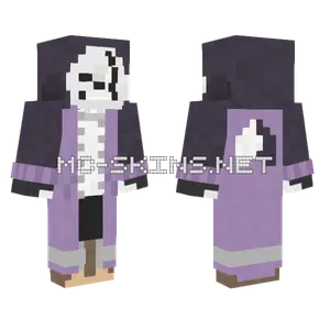 Epic Sans Canon Minecraft skin