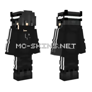 Epichost004 Black Suit Minecraft skin