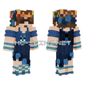 Eret Blue Bats Mcc Minecraft skin