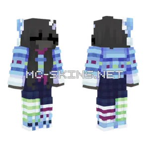 Eskay Aqua Archers Blockwars Minecraft skin