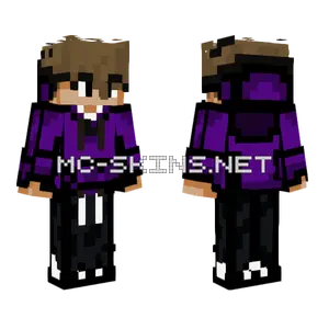 Esowasintilin Purple Outfit Minecraft skin