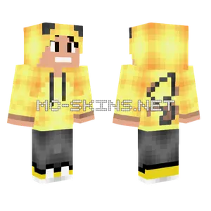 Eu Pikachu Minecraft skin