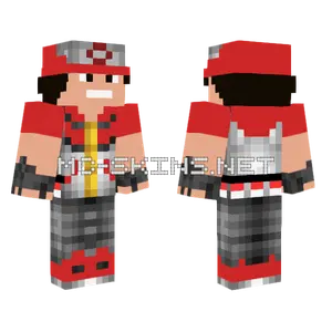 Eu Treinador Pokemon Minecraft skin