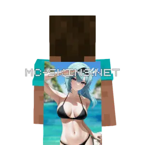 Eula Bikini cape, outside and lining