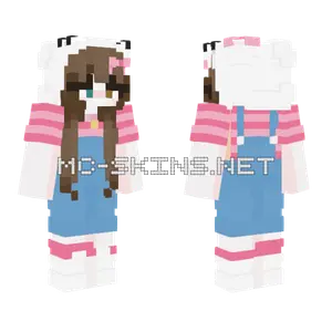 Eva Bunny Girl Minecraft skin