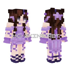 Evelyn Raine Crown SMP Minecraft skin