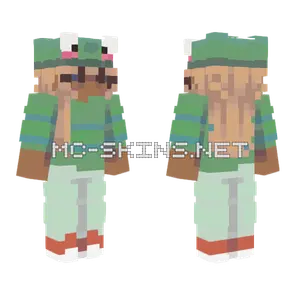 Even Swaggier Frog Minecraft skin