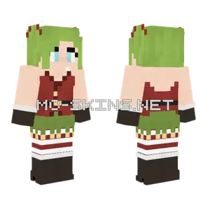 Evie Merry Maker Minecraft skin