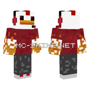 Evil Chicken Minecraft skin