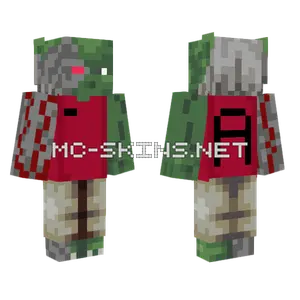 Evil Cyborg Yoda Minecraft skin