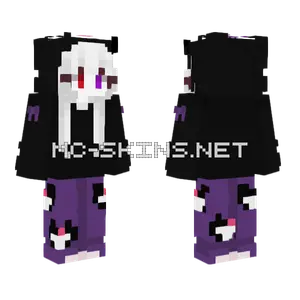Evil Kuromi Minecraft skin