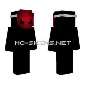 Evil Pumpkin Mask Base Minecraft skin