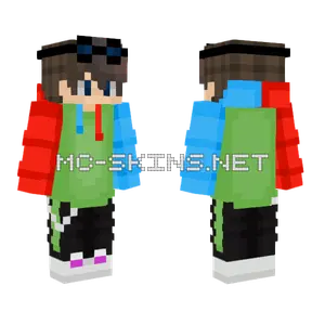 Explorer Boi Hoodie 6 Minecraft skin