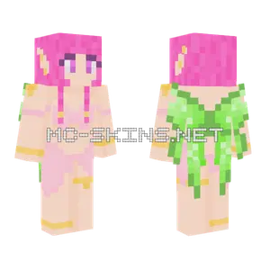 Fairy Warrior Pink Minecraft skin