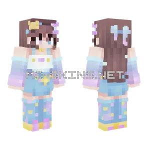 Fairytales Glitch Girl Minecraft skin