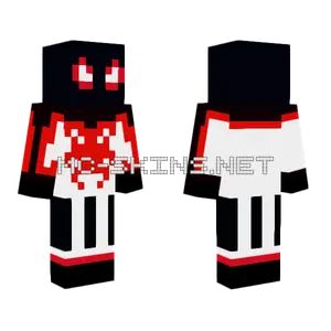Fake Miles Morales Track Minecraft skin