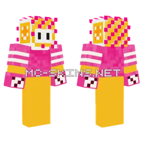 Fall Guys Big Yeetus Costume Minecraft skin