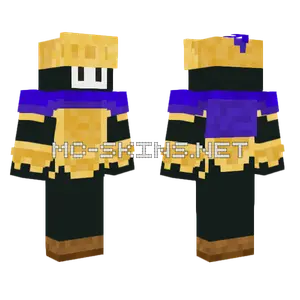Fall Guys Golden Knight Minecraft skin
