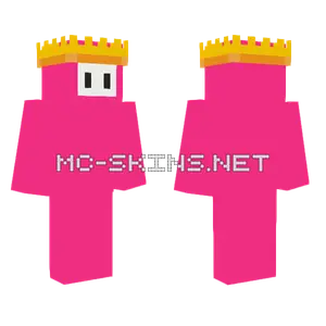 Fall Guys Happy Birthday Minecraft skin