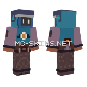 Fall Guys Star Guy Minecraft skin