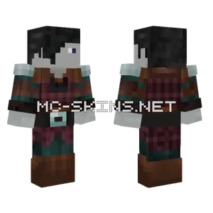 Falling Minecraft skin