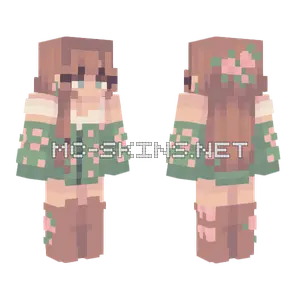 Falling Strawberries RCE Minecraft skin