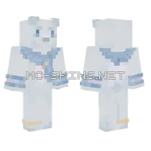 Fancy Polar Bear Minecraft skin