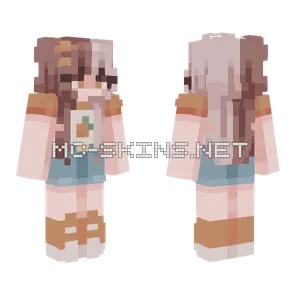 Fanta Girl Minecraft skin