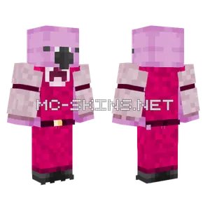 Fantastic Flamingo Wedding Minecraft skin