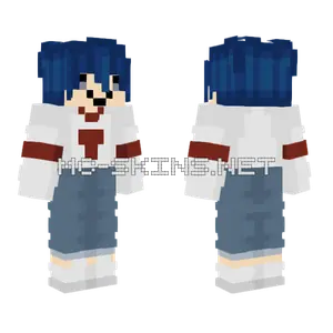 Far Away 2D Happy Minecraft skin