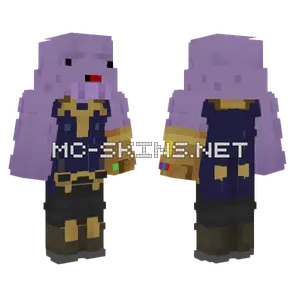 Fat Thanos Minecraft skin