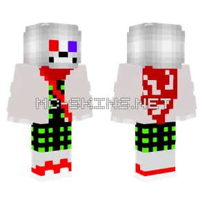 Fatal Error Sans Minecraft skin