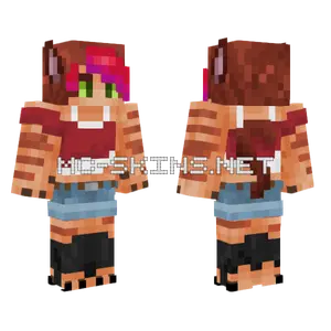 Feline Robin Minecraft skin