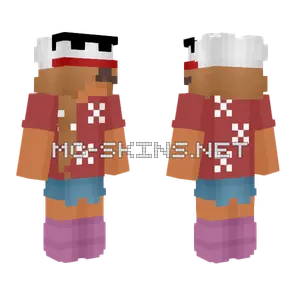 Female Casual Outfit Hat Minecraft skin