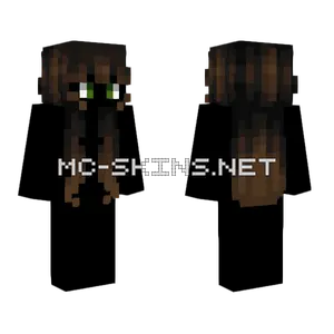 Female Dark Brown Ombre Minecraft skin